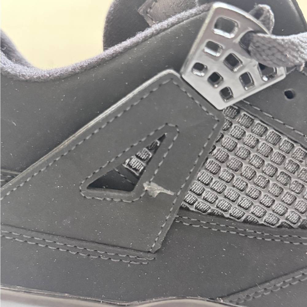 Jordan Men's All-Black Low-Top Basketball Sneakers - Picture 4 of 7